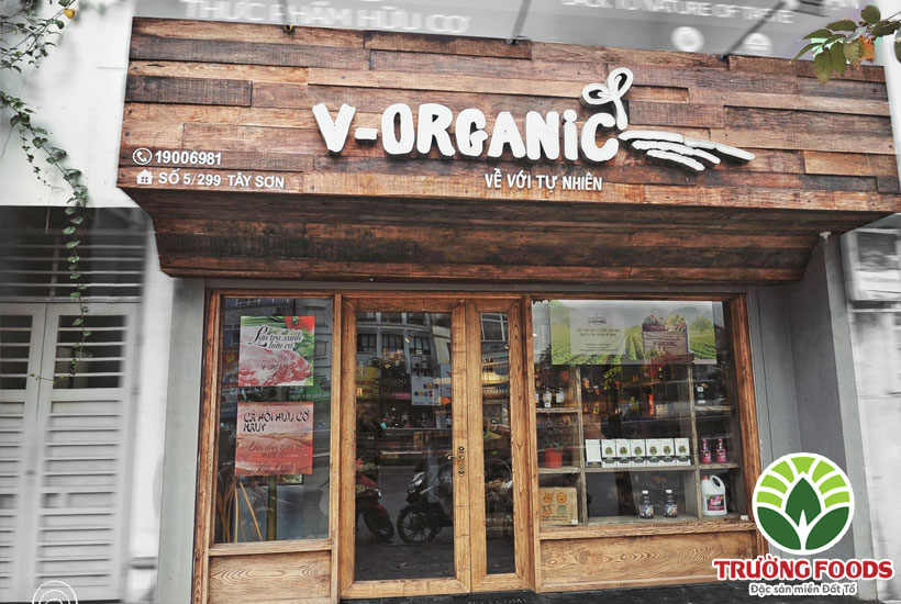 V - Organic phục vụ thịt lợn sạch tự nuôi