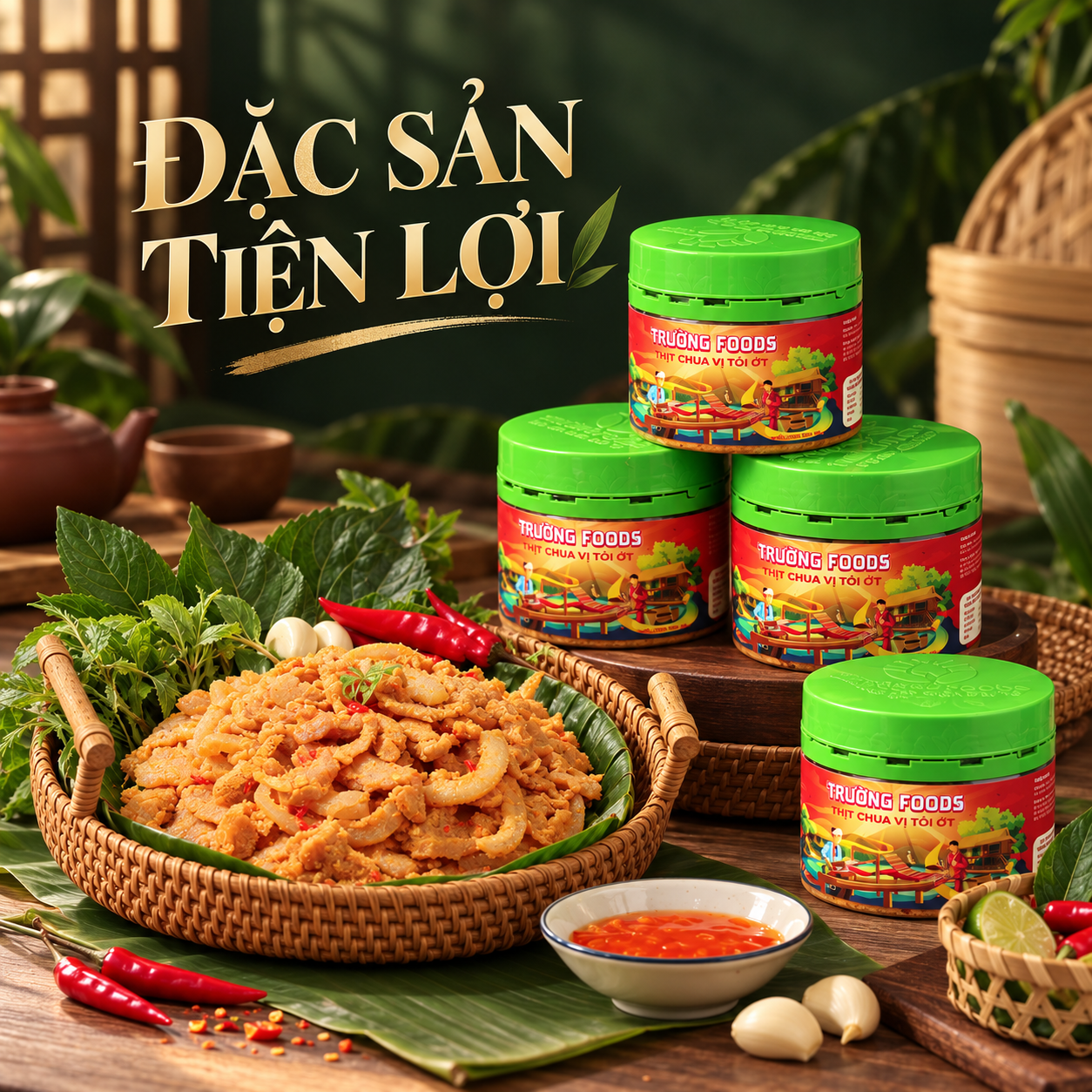 Đặc sản tiện lợi hơn trong bữa ăn hằng ngày